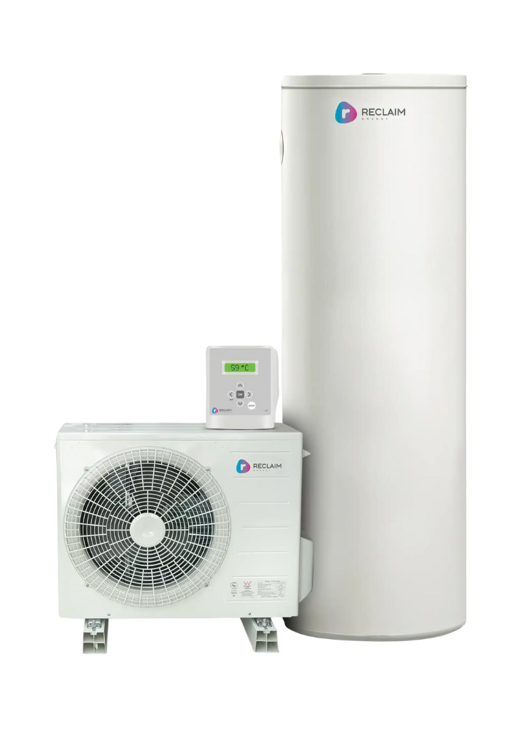 Reclaim how water heat pump system