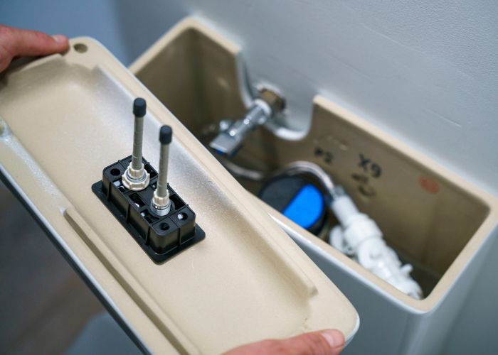 Toilet cistern internals flush valve replacement Auckland